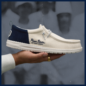 wally funk penn state nittany lions dark navy/egret
