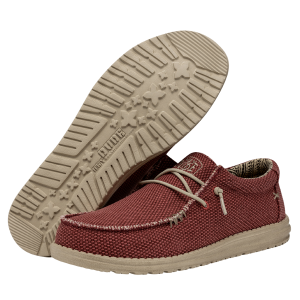 wally braided pompeian red