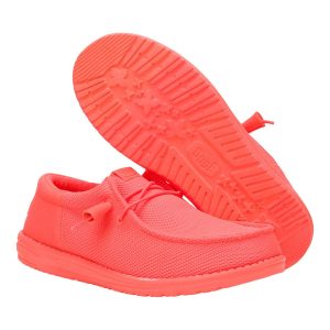 wally funk mono fiery coral