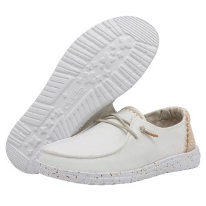 wendy chambray woven white sand