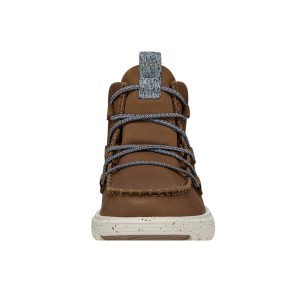 reyes boot leather tobacco brown