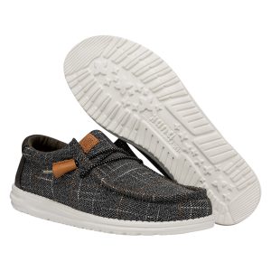 wally plaid grey