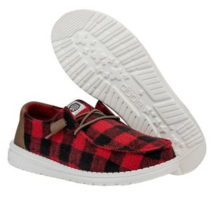 wendy buffalo plaid red and black plaid