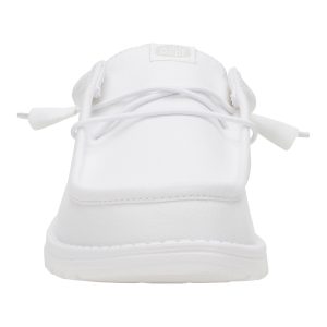 wally stretch canvas white/white