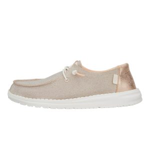 wendy metallic sparkle rose gold