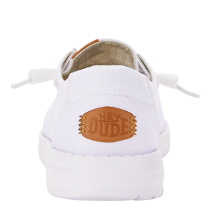 wendy stretch canvas wide white