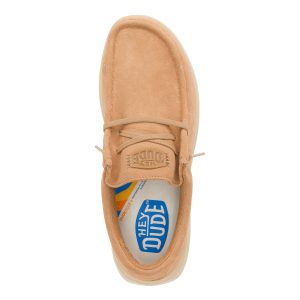 wally comf suede tobacco brown/irish cream