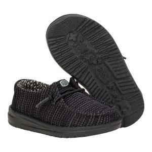 wendy toddler stretch sox black/black