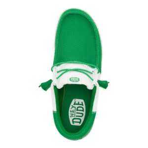 wally tri varsity mesh green/white