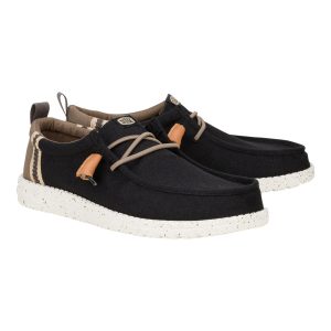 wally craft linen black/walnut
