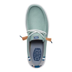 wally craft linen iceberg green/moon grey