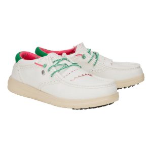 wally golf classic white/green tambourine