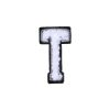 import placeholder for letter t patch black white 32594002