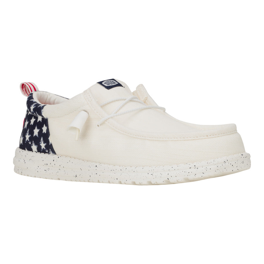 wally funk americana stars white/navy blazer wally funk americana stars white/navy blazer
