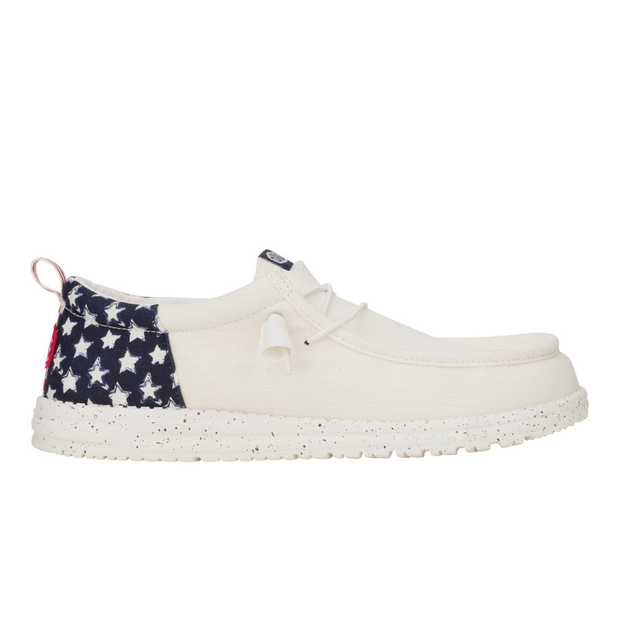 wally funk americana stars white/navy blazer wally funk americana stars white/navy blazer