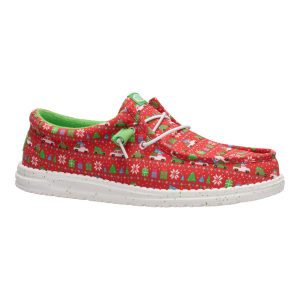 wally holiday sweater red/green/multi