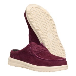 wally nxt mule fig purple