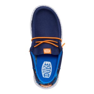 wally funk youth game on navy/multi