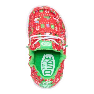 lildude holiday sweater red/green