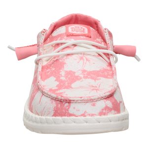 wendy hawaiian coral/white