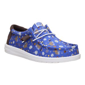 wally hanukkah blue/multi