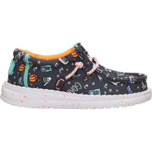 wally toddler sports fan black/multi
